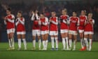 Tottenham v Arsenal: Women’s Super League – live