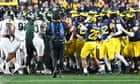 Players exchange punches at end of Michigan’s victory over ‘little bro’ MSU