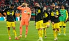 European football: 10-man Dortmund slump while Napoli stretch Serie A lead