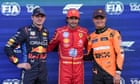 Sainz takes pole at Mexico Grand Prix as Verstappen gets the jump on Norris