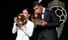 Rodri and Bonmatí win Ballons d’Or as Real Madrid boycott ceremony – video