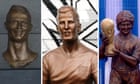 ‘More like someone’s nan’: A look at footballers and their terrible statues – video