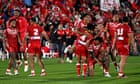 Tonga hold on to beat New Zealand 25-24 in ‘unforgettable’ Pacific Cup classic