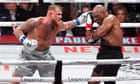 ‘It’s hard to make it exciting’: Jake Paul reacts to beating Mike Tyson – video