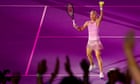 Zheng Qinwen beats Jasmine Paolini to secure last-four place in WTA Finals