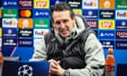 Unai Emery urges Aston Villa to cement Champions League favourites status