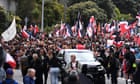 Tens of thousands to converge on NZ parliament as march to protest controversial Māori rights bill reaches capital