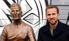 ‘Stuff of nightmares’ statue of Harry Kane unveiled after five years in storage