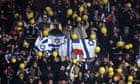 Fans clash at football match between France and Israel