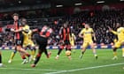 Antoine Semenyo denied as Bournemouth held by Crystal Palace