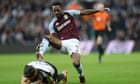 Aston Villa in shock after the FA rejects Jhon Durán’s red card appeal