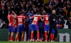 Champions League roundup: Atlético Madrid fight back to stun Leverkusen