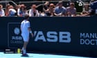 Cameron Norrie accidentally hits spectator with racket in Auckland loss – video