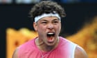 Shelton overpowers ‘ridiculous’ Sonego to reach Australian Open semi-finals