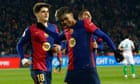 European football: Barcelona hit five but Lyon are humbled in Coupe de France