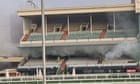 Man accused of setting fire to Caulfield racecourse grandstand faces court