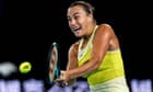 Sabalenka powers into Australian Open final after beating Badosa in straight sets