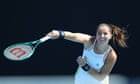 Jodie Burrage’s luck finally turns to put nightmare run behind her at Australian Open