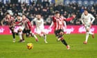 Championship: Sheffield United back on top, Sunderland edge to win at Derby