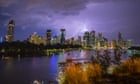 Stormy, hot weather forecast for most of Australia with flash flooding risk in NSW and Queensland