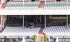 Suspicious fire engulfs Caulfield Racecourse grandstand in Melbourne’s south-east