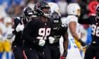 Houston Texans throttle listless LA Chargers to reach AFC divisional round