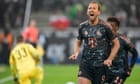 European football: Harry Kane back with penalty winner for Bayern Munich