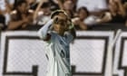 Neymar responds to jeering fans by scoring for Santos directly from corner