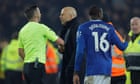 Arne Slot could get extended touchline ban after Merseyside derby red card