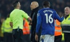 Liverpool’s Arne Slot gets two-game ban after red card in chaotic Merseyside derby