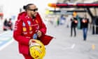 Rejuvenated Lewis Hamilton enjoys red-letter day in his new Ferrari