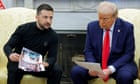 Trump’s explosive clash with Zelenskyy: read the full transcript