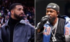 ‘Silence is key’: after Kendrick Lamar’s Super Bowl, how can Drake possibly come back?