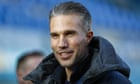 Robin van Persie is appointed new manager of Dutch giants Feyenoord