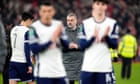 Postecoglou cannot dream forever of tomorrow. Spurs need something today | David Hytner