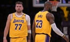 Luka Dončić shines on LA Lakers debut in blowout win over Utah Jazz