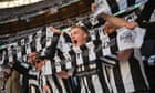 Seventy years of hurt: how Newcastle’s Toon Army savoured historic day