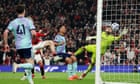 Rice strike and Raya saves help Arsenal rescue point at Manchester United