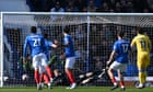 Bishop strike and Schmid heroics help Portsmouth end Leeds’ unbeaten streak