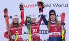 Mikaela Shiffrin sets all-time World Cup podium record but lets win slip away