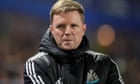 Eddie Howe crushes emotion as he seeks to end Newcastle’s 70-year drought