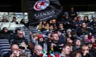 Saracens and Leicester to trial separate away sections for Premiership fans