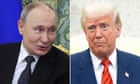 US talks with Putin about Ukraine ‘very good and productive’, Trump says