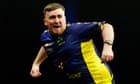 Luke Littler sinks Van Gerwen with nine-darter to stay top of Premier League