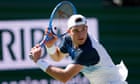 Jack Draper survives scare to defeat Jenson Brooksby at Indian Wells