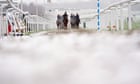 Cheltenham festival 2025: snow falls before racing on day two – live