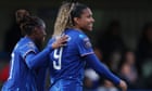 Macario’s double breaks Crystal Palace to put Chelsea on cusp of WSL title