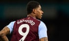 Injured Marcus Rashford expected to miss remainder of Aston Villa’s season