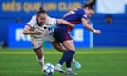 Lucy Bronze’s rousing speech gives Chelsea hope for Barcelona second leg