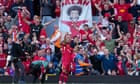 Liverpool surge to Premier League title after emphatic 5-1 win against Spurs